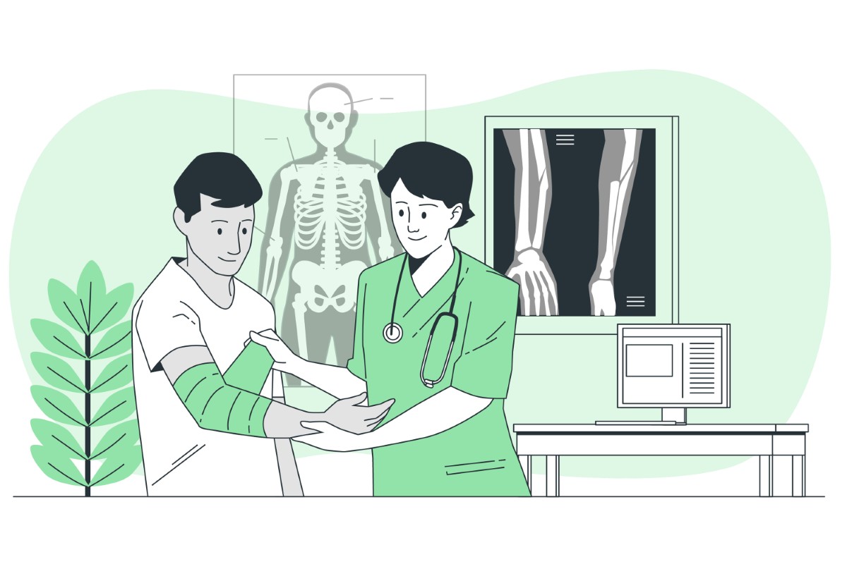Interpretação de radiografia