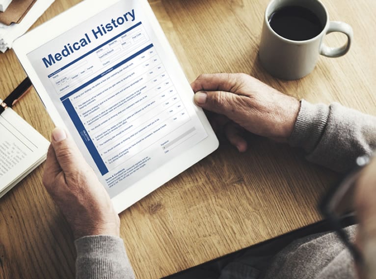 Histórico médico online