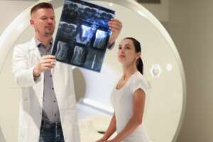 Laudo de ressonância magnética da coluna cervical