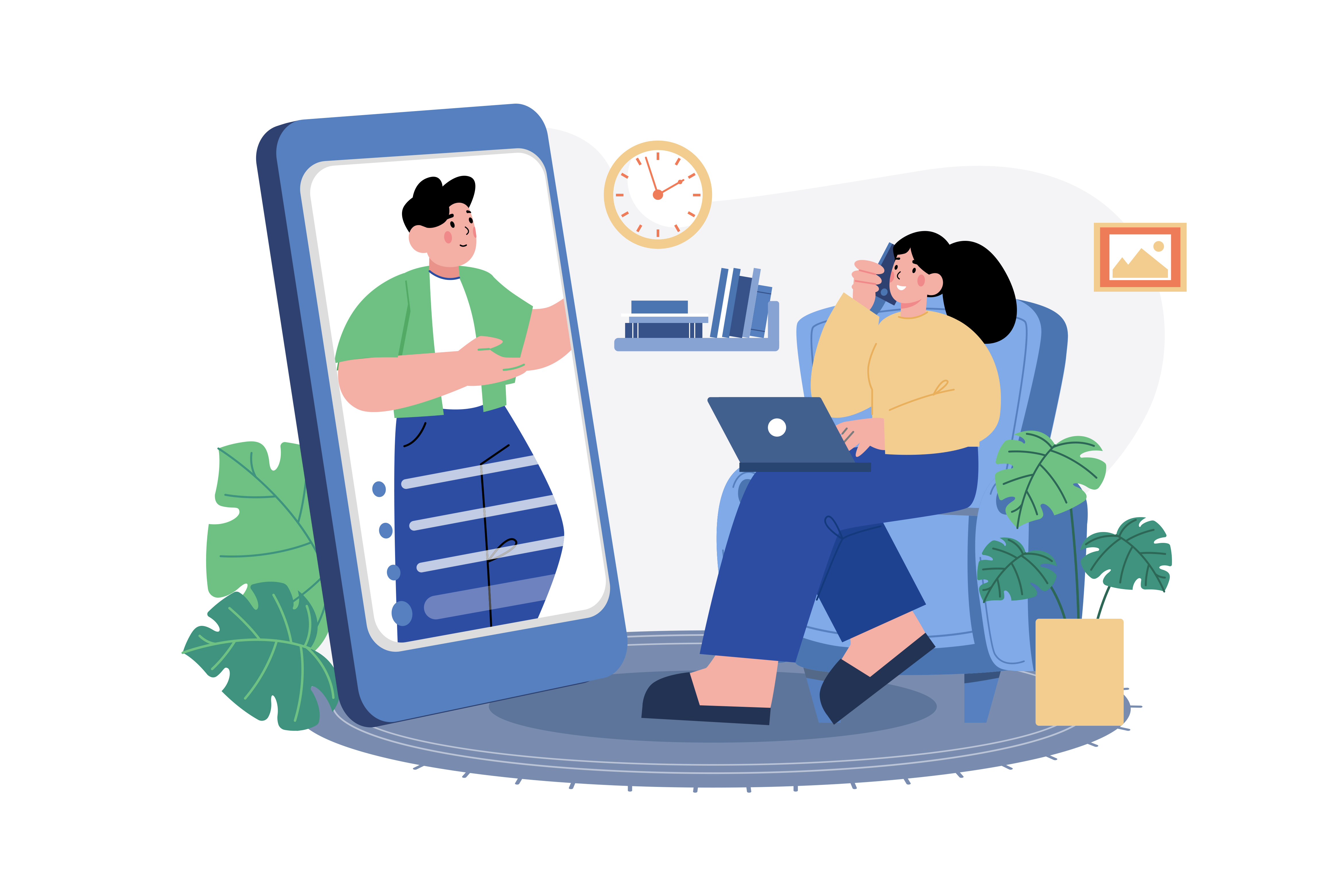 Sessão de terapia online