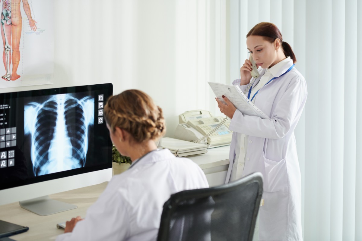 Consulta de um pneumologista