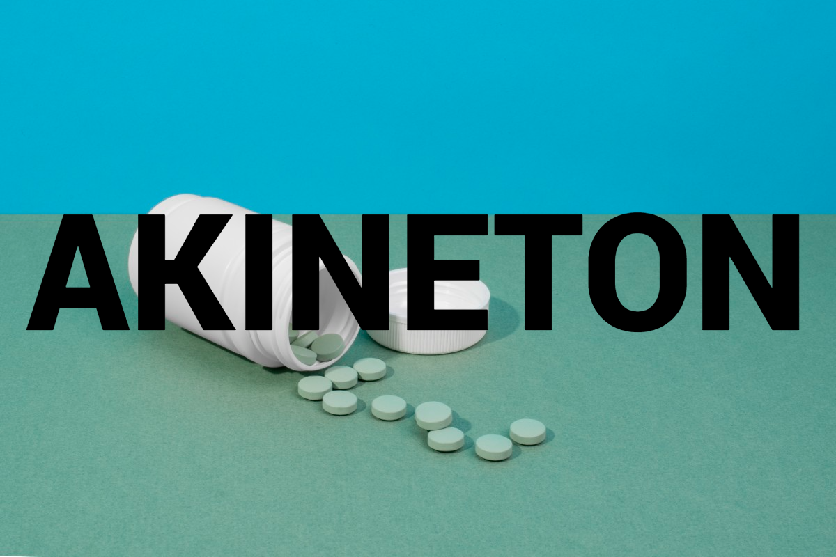 Akineton é um nome comercial para um fármaco à base de biperideno Akineton