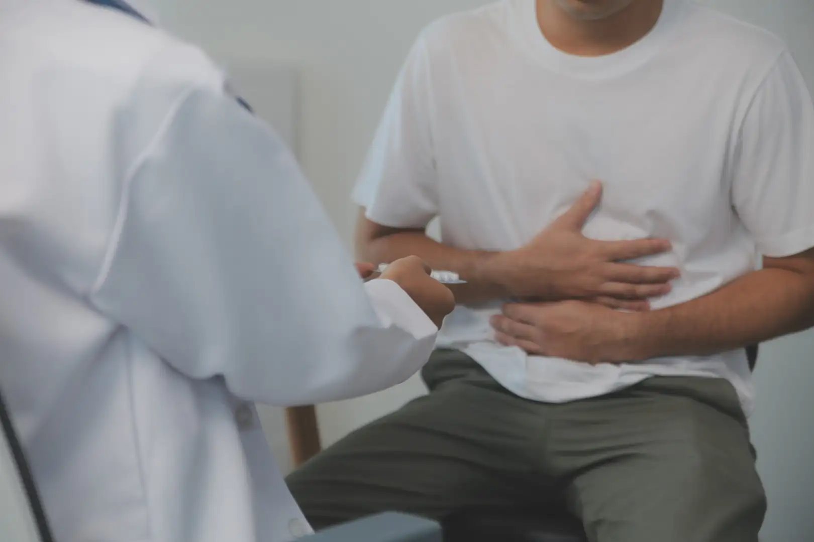 Barriga borbulhando e diarreia